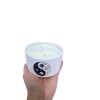 Jin–jang žvakė su dviem slaptomis žinutėmis